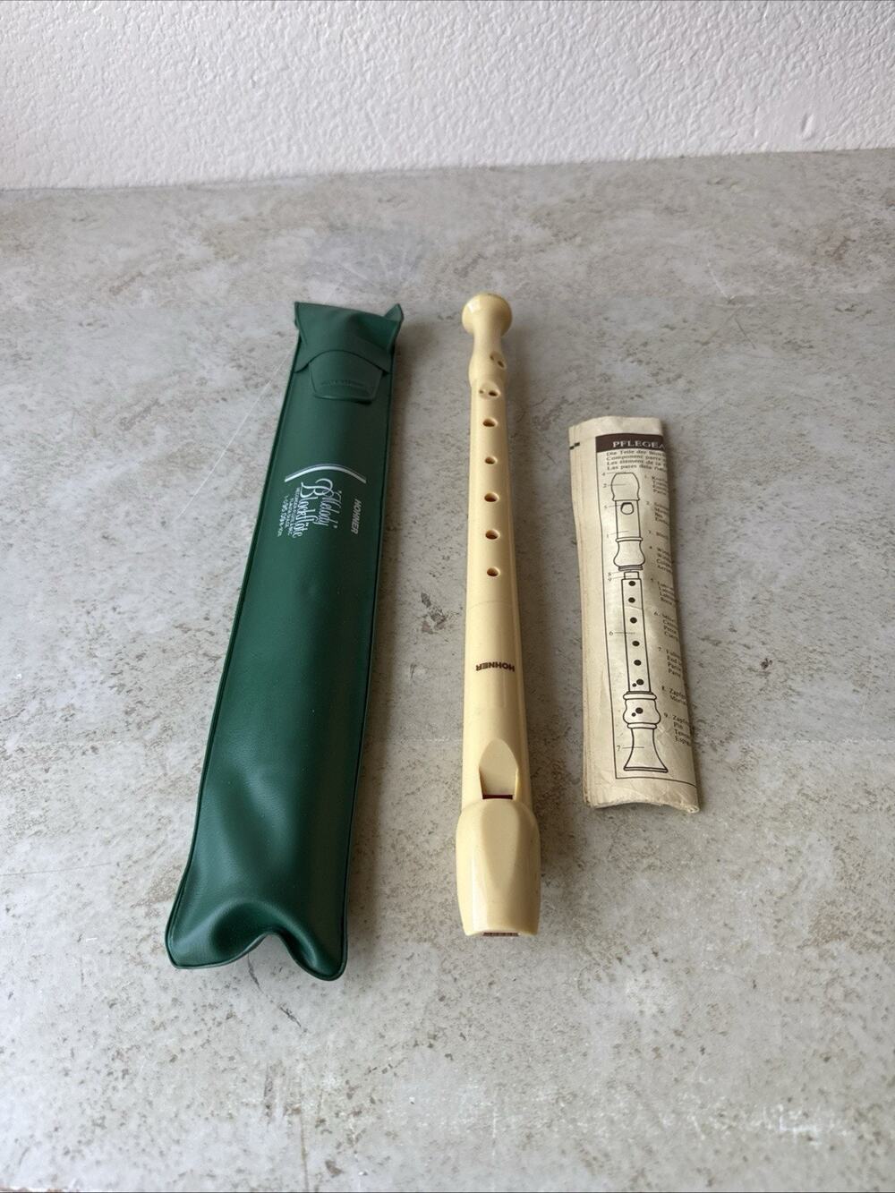 Vintage Hohner Flute Melody Made in Germany Ivory Color